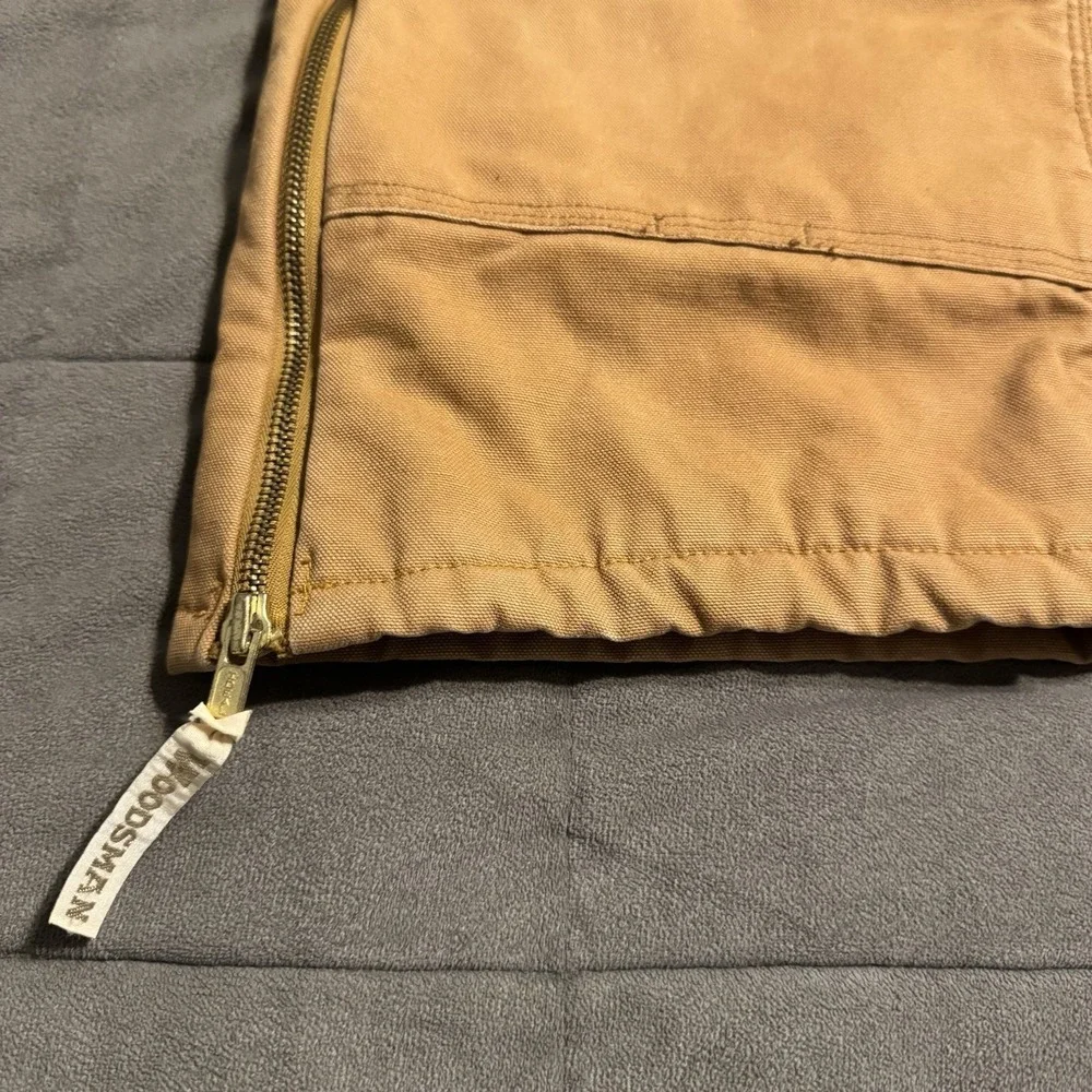 Woodsman M-S Brown Duck Canvas Insulated Bib‎ Overalls 38